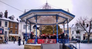 Horsham Banstand In The Snow